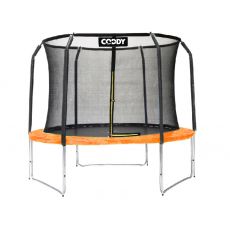 Trampolína Coddy 305 cm orange s vnútornou sieťou